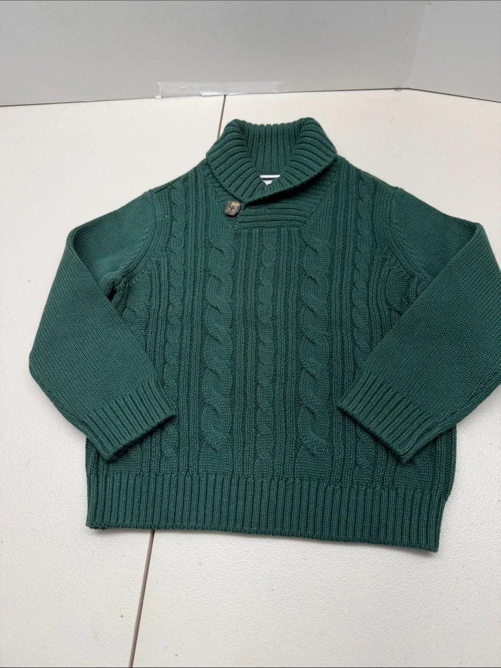 Gymboree Dark Green Cable Knit Turtleneck Sweater. NWOT, size 2T